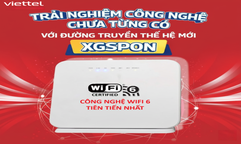 Lắp wifi Viettel gói cước XGSPN Giga