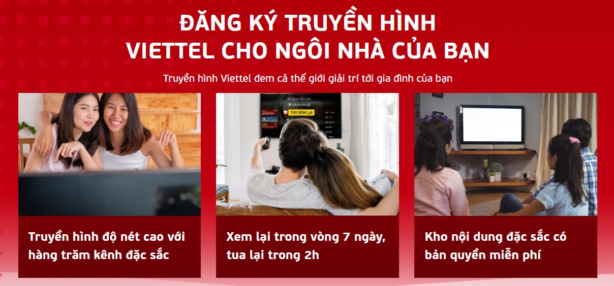 Lắp Wifi Viettel Tại Chung Cư Define đăng ký truyền hình số Viettel